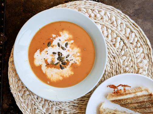 potage tomatille et patates douces