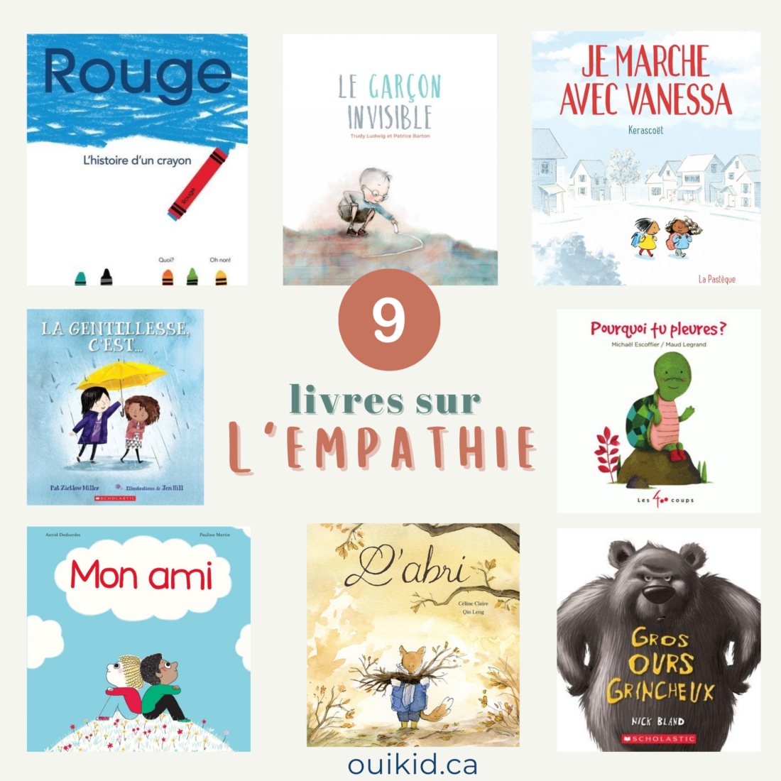 9 livres pour encourager l'empathie